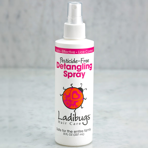 Ladibugs Haircare Lice Prevention Mint Detangling Spray, 8 oz, Ladibugs Haircare
