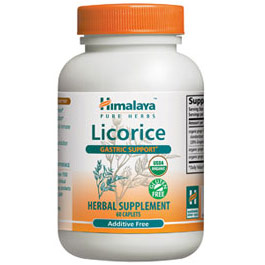 Himalaya Herbal Healthcare Licorice, Gastric Support, 60 Caplets, Himalaya Herbal Healthcare