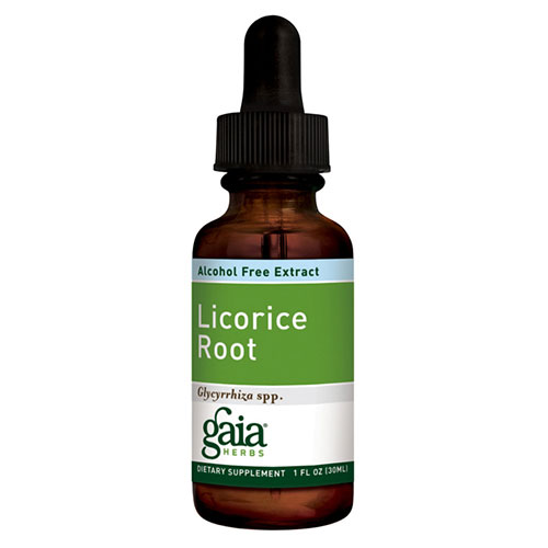 Gaia Herbs Licorice Root Liquid, Alcohol Free, 1 oz, Gaia Herbs
