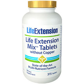 Life Extension Life Extension Mix Tablets without Copper, Value Size, 315 Tablets