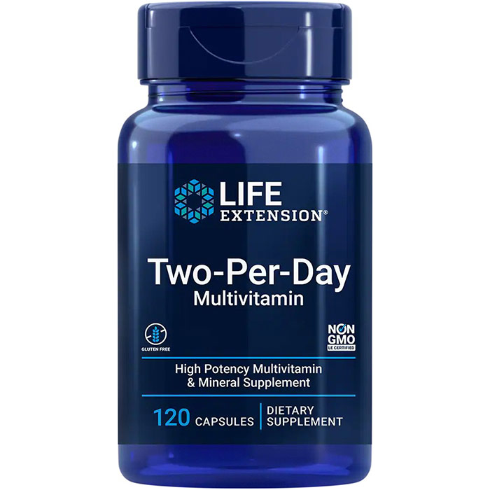 Life Extension Life Extension Two-Per-Day, 120 Vegetarian Tablets, Life Extension