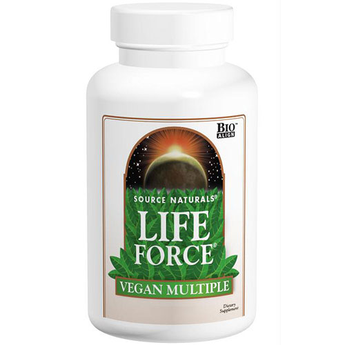 Source Naturals Life Force Vegan Multiple, 120 Tablets, Source Naturals