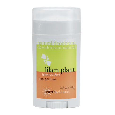 Earth Science Liken Natural Deodorant Unscented, 2.5 oz, Earth Science
