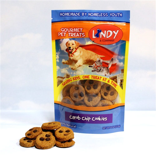 Lindy & Company Pet Treats Lindy & Company Gourmet Dog Treats - Carob Chip Cookies, 8 oz