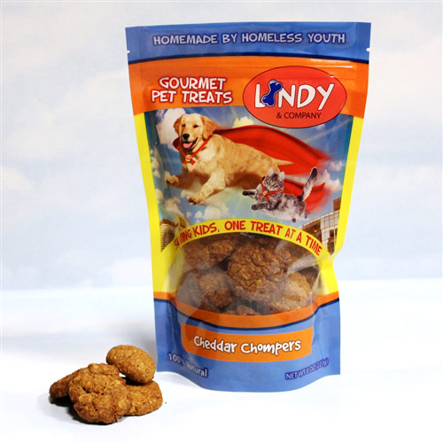 Lindy & Company Pet Treats Lindy & Company Gourmet Dog Treats - Cheddar Chompers, 8 oz