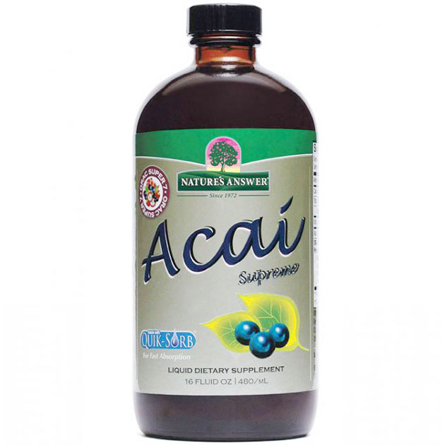Nature's Answer Liquid Acai Fruit Extract with ORAC Super 7, 16 oz, Nature's Answer