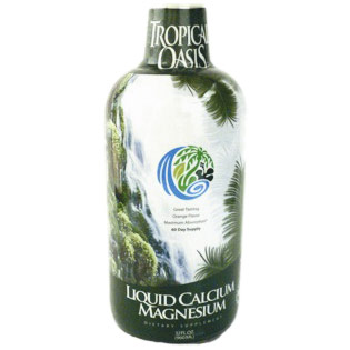 Tropical Oasis Liquid Calcium Magnesium with Vitamin D, 32 oz, Tropical Oasis