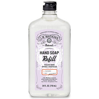 J.R. Watkins Liquid Hand Soap Refill, Lavender, 24 oz, J.R. Watkins