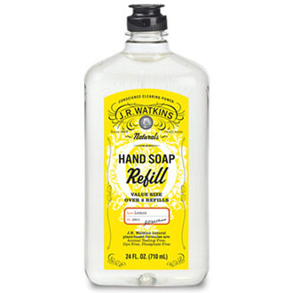 J.R. Watkins Liquid Hand Soap Refill, Lemon, 24 oz, J.R. Watkins