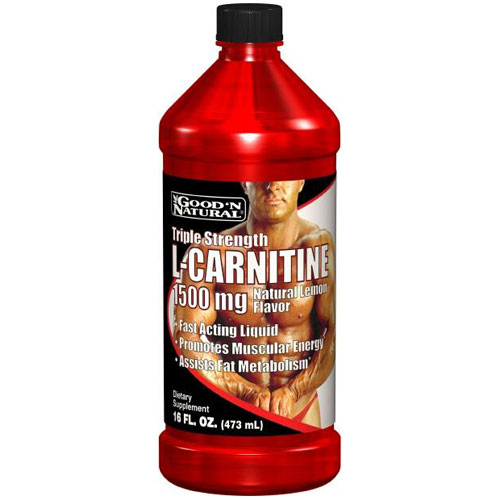 Good 'N Natural Liquid L-Carnitine (1500 mg per tablespoon), 16 oz, Good 'N Natural