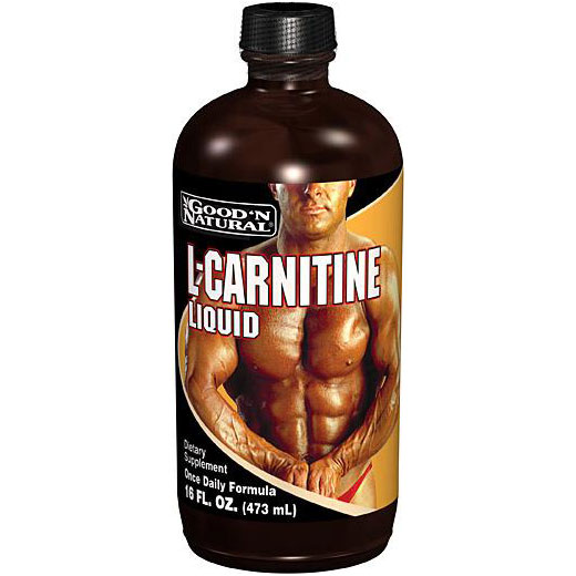 Good 'N Natural Liquid L-Carnitine (500 mg per tablespoon), 16 oz, Good 'N Natural