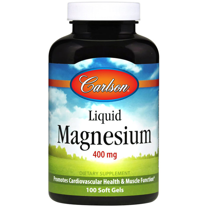 Carlson Laboratories Liquid Magnesium, 400 mg, 250 softgels, Carlson Labs