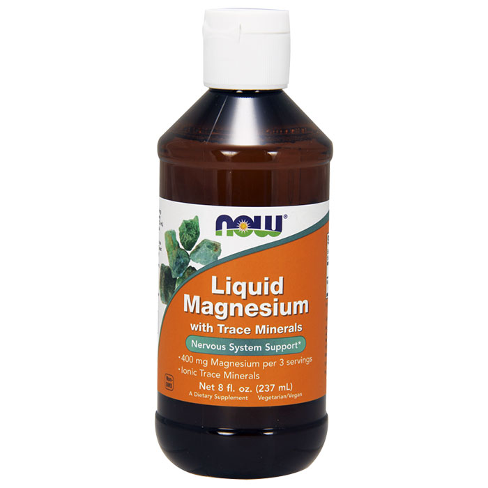 NOW Foods Liquid Magnesium with Trace Minerals, 8 oz, NOW Foods