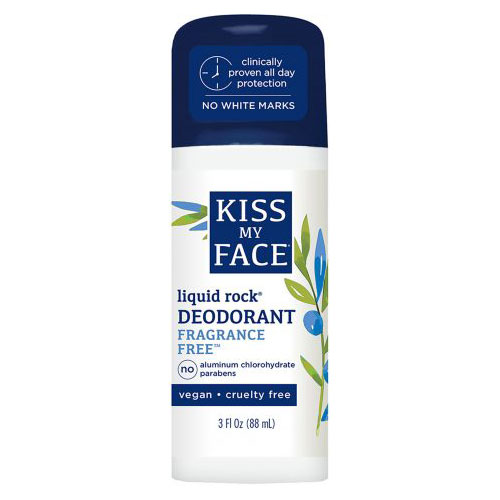 Kiss My Face Liquid Rock Roll-On Deodorant PF Fragrance Free 3 oz, from Kiss My Face
