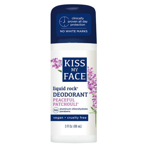 Kiss My Face Liquid Rock Roll-On Deodorant PF Patchouli 3 oz, from Kiss My Face