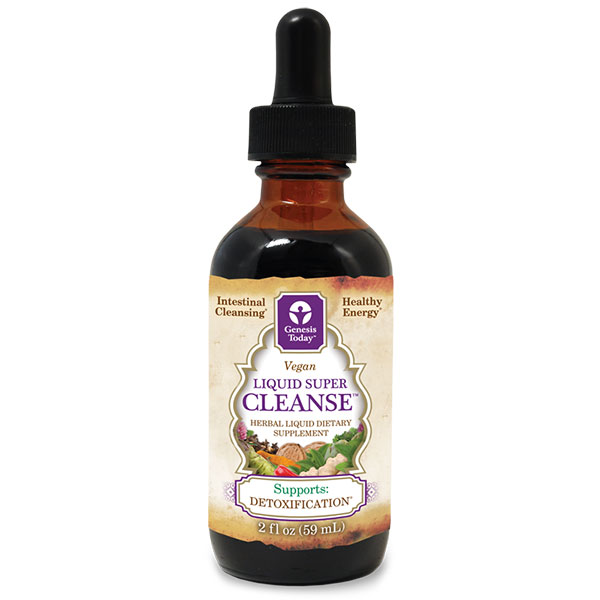 Genesis Today Liquid Super Cleanse, Herbal Detoxification, 2 oz, Genesis Today