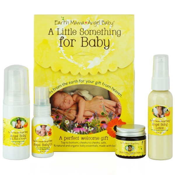 Earth Mama Angel Baby A Little Something for Baby Gift Set, Earth Mama Angel Baby