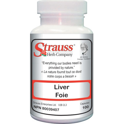 Strauss Herb Company Liver Support, Herbal Blend, 100 Capsules, Strauss Herb Company