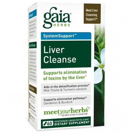 Gaia Herbs Liver Cleanse, 60 Liquid Phyto-Caps, Gaia Herbs