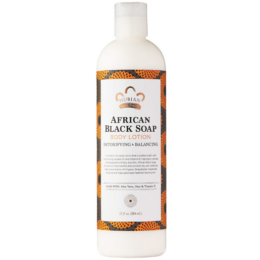 Nubian Heritage African Black Soap Extract Lotion, 13 oz, Nubian Heritage
