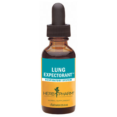 Herb Pharm Lung Expectorant, Respiratory Herbal Liquid, 1 oz, Herb Pharm