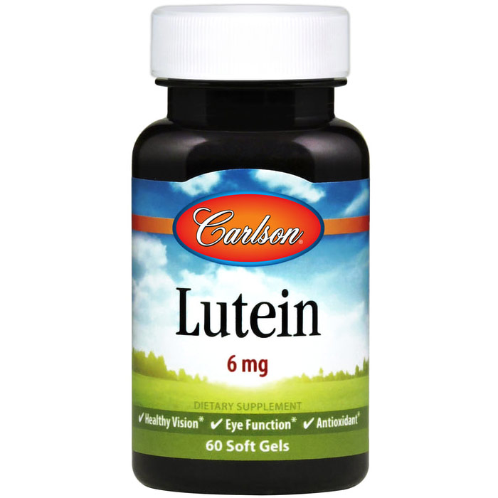 Carlson Laboratories Lutein, 6 mg 180 softgels, Carlson Labs