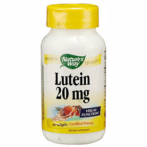 Nature's Way Lutein 20mg 60 softgels from Nature's Way