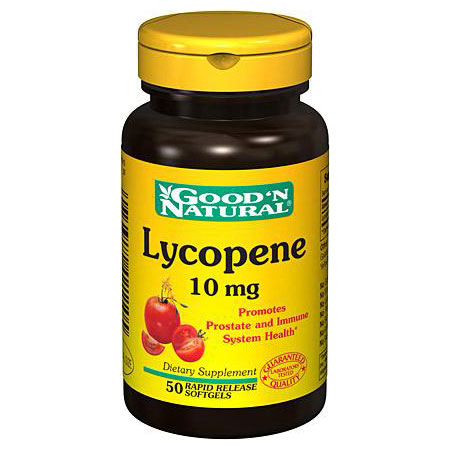 Good 'N Natural Lycopene 10 mg (Natural Carotenoid), 50 Softgels, Good 'N Natural