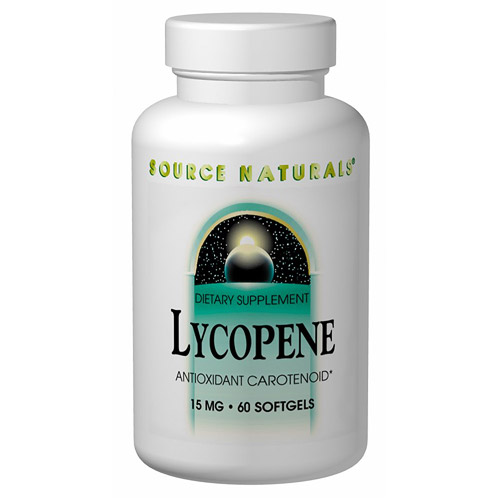 Source Naturals Lycopene (Tomato Extract) 15mg 60 softgels from Source Naturals