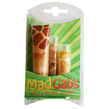 Mad Gab's Mad Gab's Wildly Natural Giraffe Trio Gift Set (Lip Gloss, Lip Shimmer & Lip Butter), 1 Set
