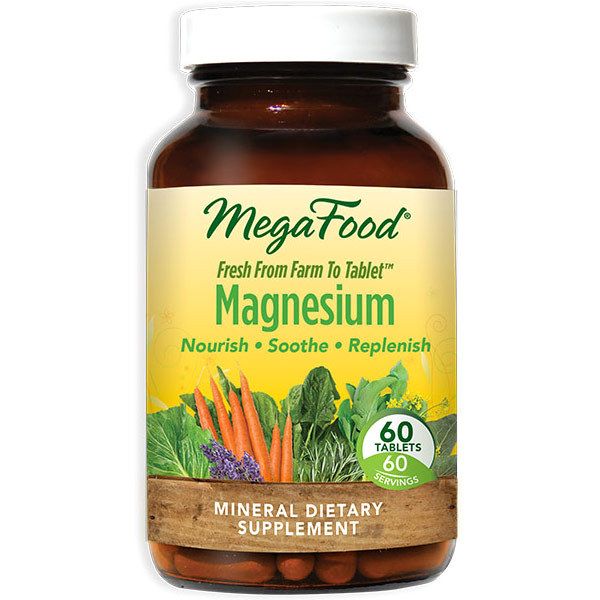 MegaFood DailyFoods Magnesium, Whole Food, 90 Tablets, MegaFood