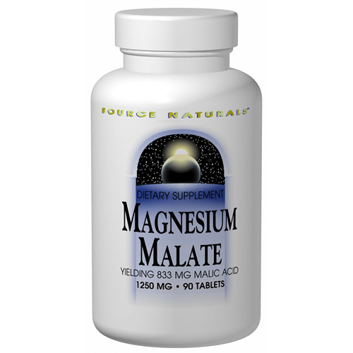 Source Naturals Magnesium Malate 1250mg 360 tabs from Source Naturals