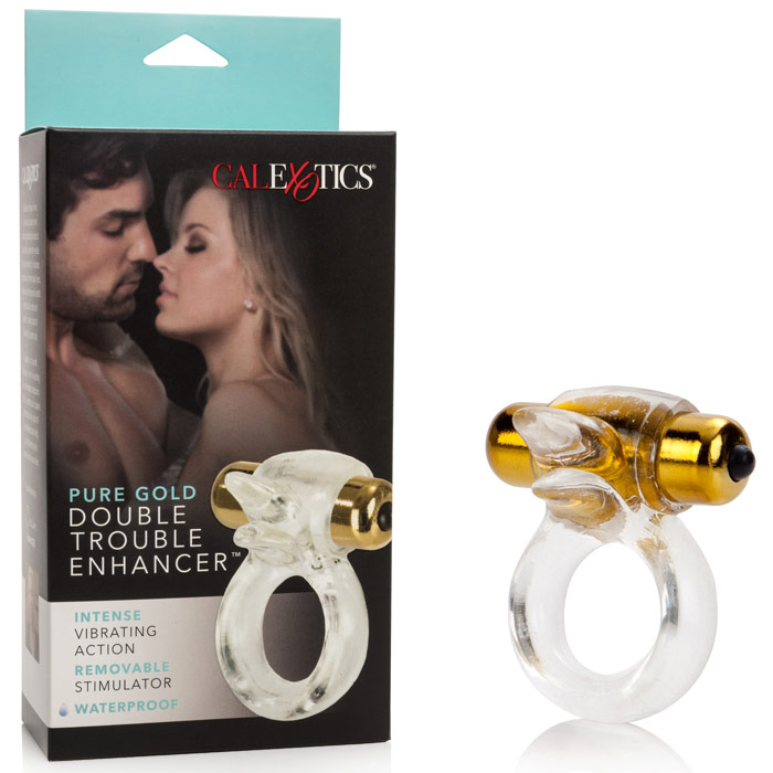 California Exotic Novelties Magnum Support Plus Double Girth Cage, Cock Ring, Clear, California Exotic Novelties