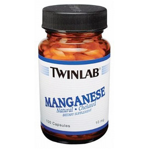 Twinlab Manganese 10mg 100 caps from Twinlab