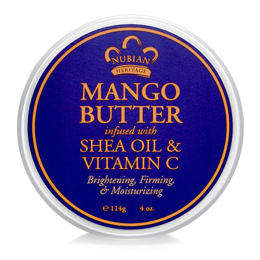 Nubian Heritage Mango Butter, Infused with Shea Oil & Vitamin C, 4 oz, Nubian Heritage
