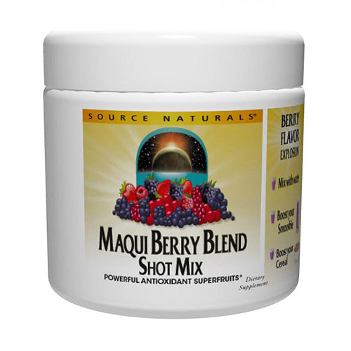 Source Naturals Maqui Berry Blend Shot Mix Powder, 100 g, Source Naturals