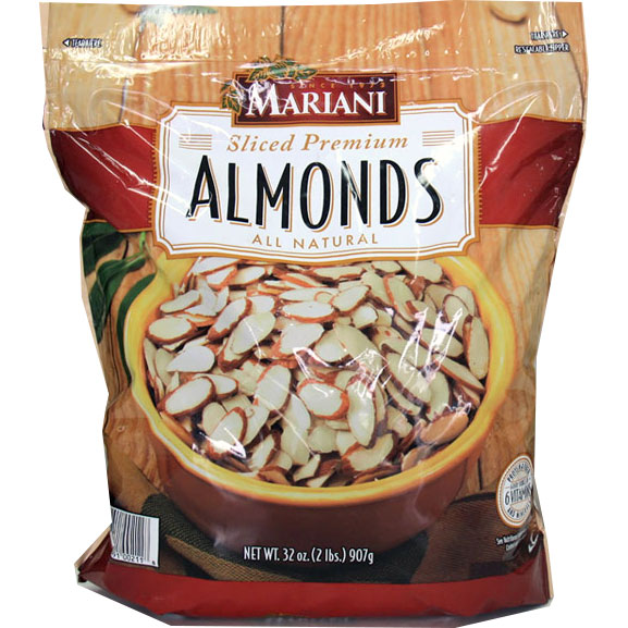 Mariani Mariani Sliced Premium Almonds, Great for Baking, 2 lb