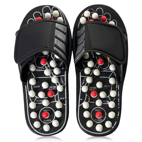 Relaxso Massage Orthotic Slippers, Fixed Acupressure Knobs, Relaxso