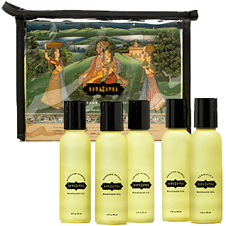 Kama Sutra Kama Sutra Massage Therapy Kit, Travel Sized Massage Oil Set