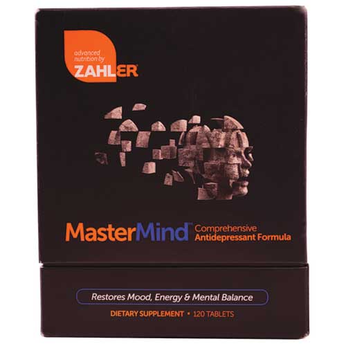 Zahler MasterMind, Comprehensive Antidepressant Formula, 120 Tablets, Zahler