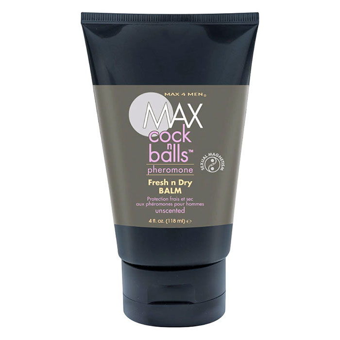 Classic Erotica Max 4 Men Max Protect Balls n All Moisture Control Balm, Unscented, 2 oz, Classic Erotica