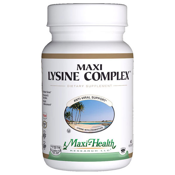 Maxi-Health Research (MaxiHealth) Maxi Lysine Complex, 60 Capsules, Maxi-Health Research (MaxiHealth)
