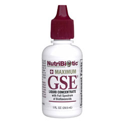 NutriBiotic Maximum GSE Liquid Concentrate, Grapefruit Seed Extract, 1 oz, NutriBiotic