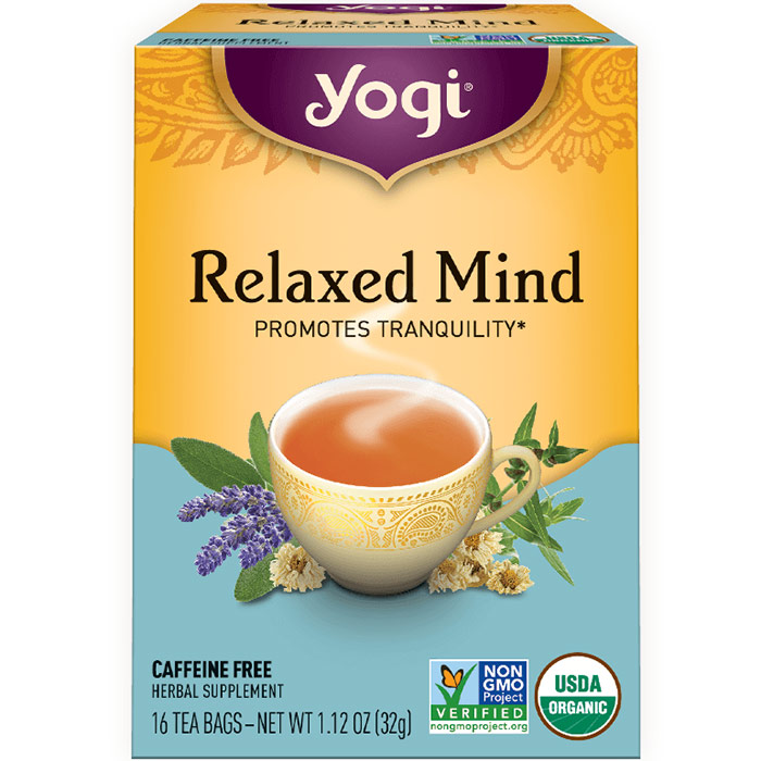 Yogi Tea Relaxed Mind Tea, 16 Tea Bags, Yogi Tea