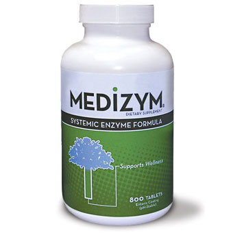 Naturally Vitamins Medizym Systemic Enzyme Formula, 100 Tablets, Naturally Vitamins