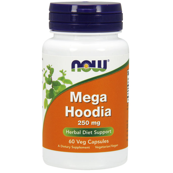 NOW Foods Mega Hoodia 250 mg Concentrate, 60 Vcaps, NOW Foods