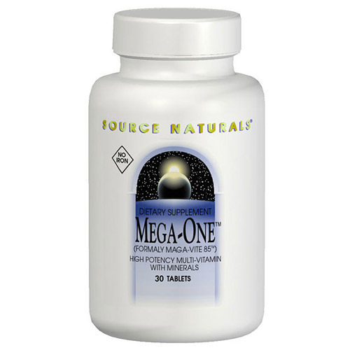 Source Naturals Mega-One Multiple No Iron 60 tabs from Source Naturals