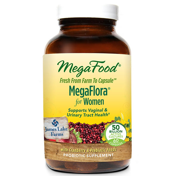 MegaFood MegaFlora for Women, Value Size, 90 Capsules, MegaFood