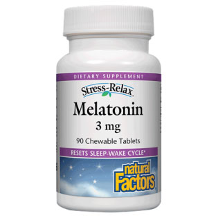 Natural Factors Melatonin 3mg Sublingual 90 Tablets, Natural Factors