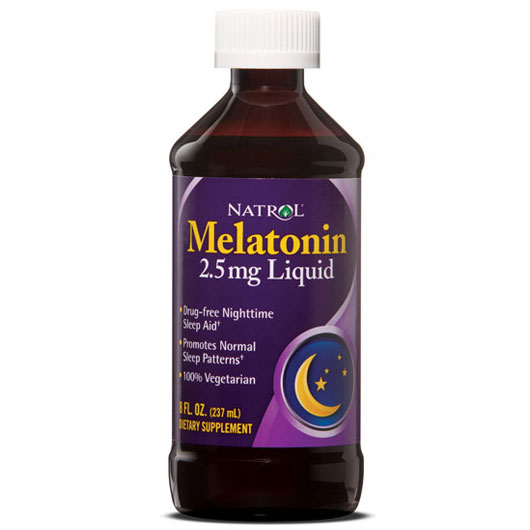 Natrol Melatonin Liquid 8 oz, Natrol